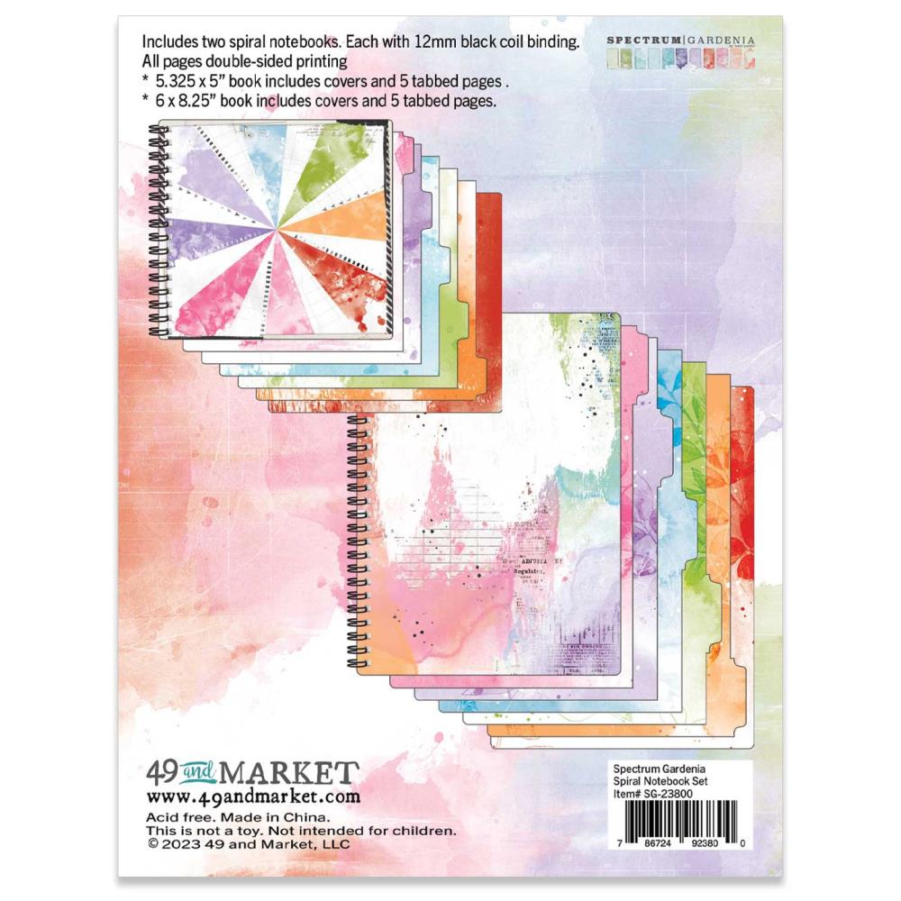 49 And Market Spiral Notebook Set - Spectrum Gardenia - Crafty Divas