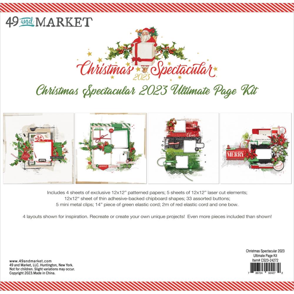 49 And Market Ultimate Page Kit - Christmas Spectacular 2023 - Crafty Divas