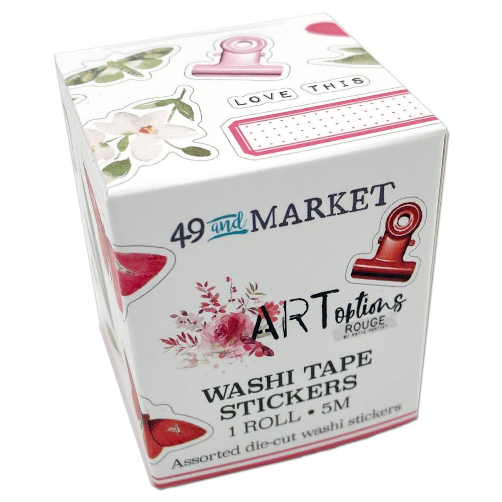 49 And Market Washi Sticker Roll - ARToptions Rouge - Crafty Divas