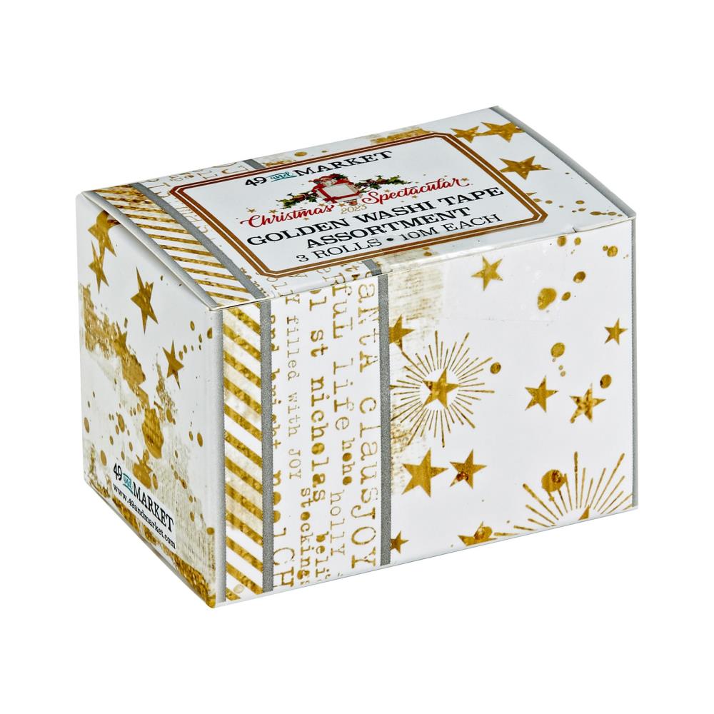 49 And Market Washi Tape Set - Golden - Christmas Spectacular 2023 - Crafty Divas