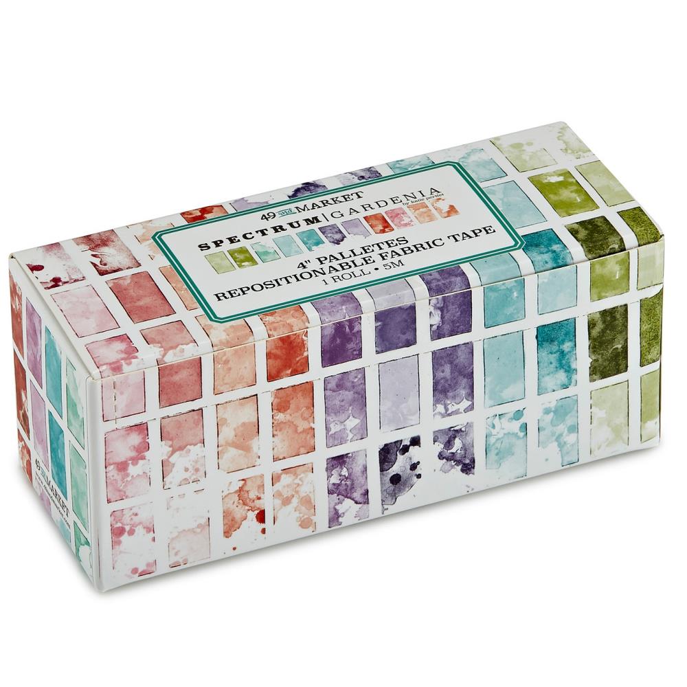 49 And Market Washi Tape - Spectrum Gardenia 4-inch Fabric Tape Roll - Crafty Divas