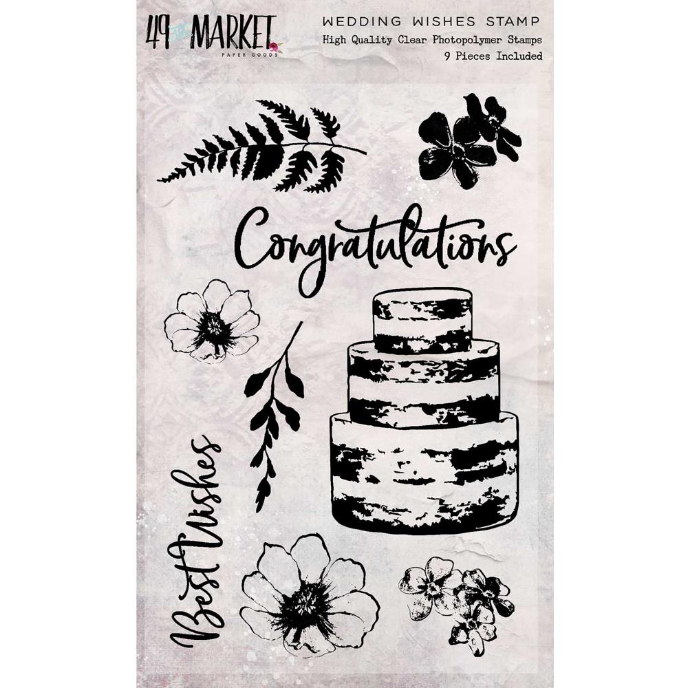 49 & Market Clear Stamps - Sweet Reflections - Wedding Wishes - Crafty Divas