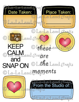 La La Land- Photo Elements Rubber Stamp Set