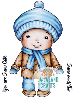 La La Land- Winter Baby Luka Rubber Stamp