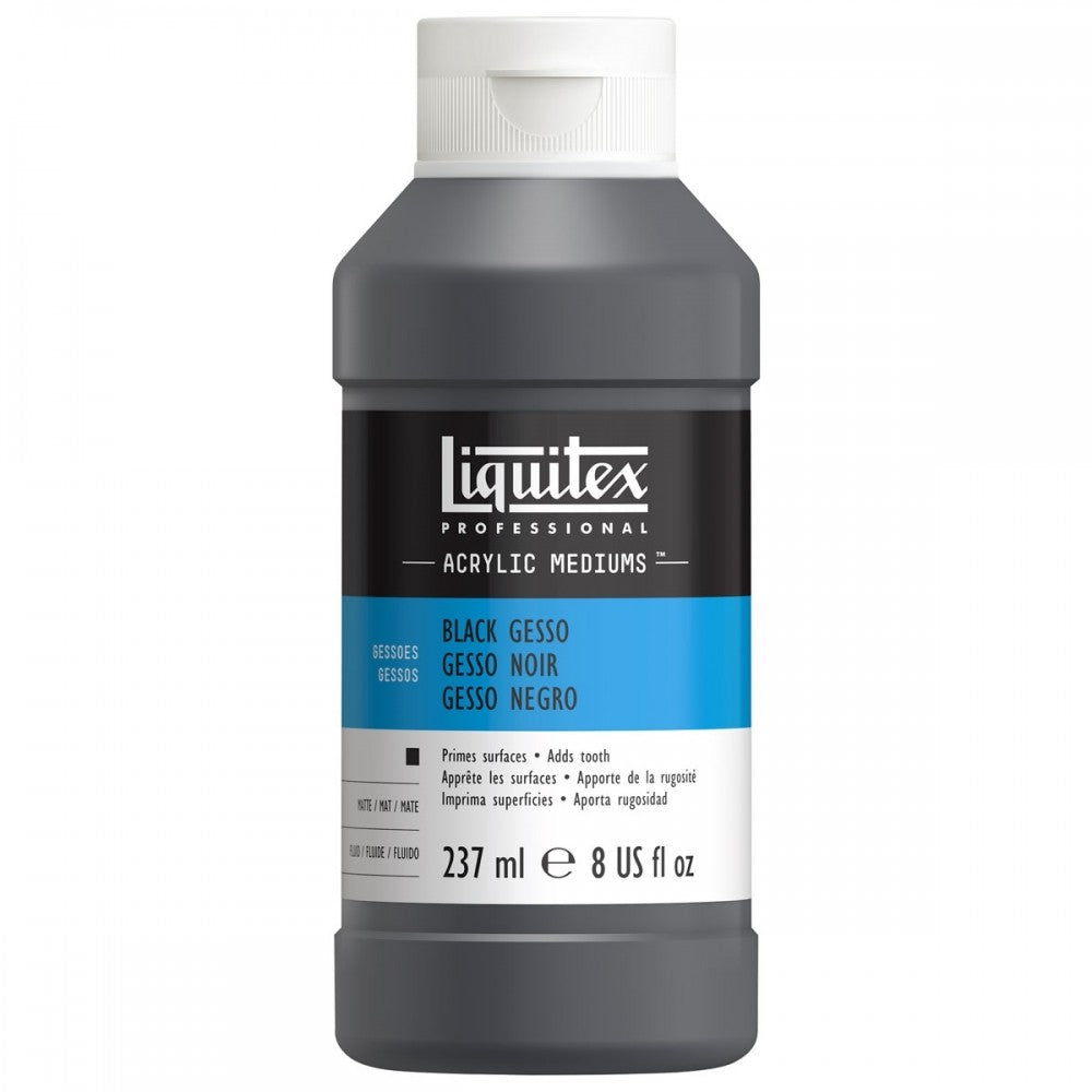 Liquitex Acrylic Mediums Gesso 237ml - Black