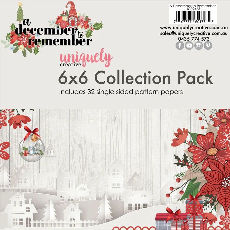 Uniquely Creative - 6x6 Collection Pack Mini - A December to Remember