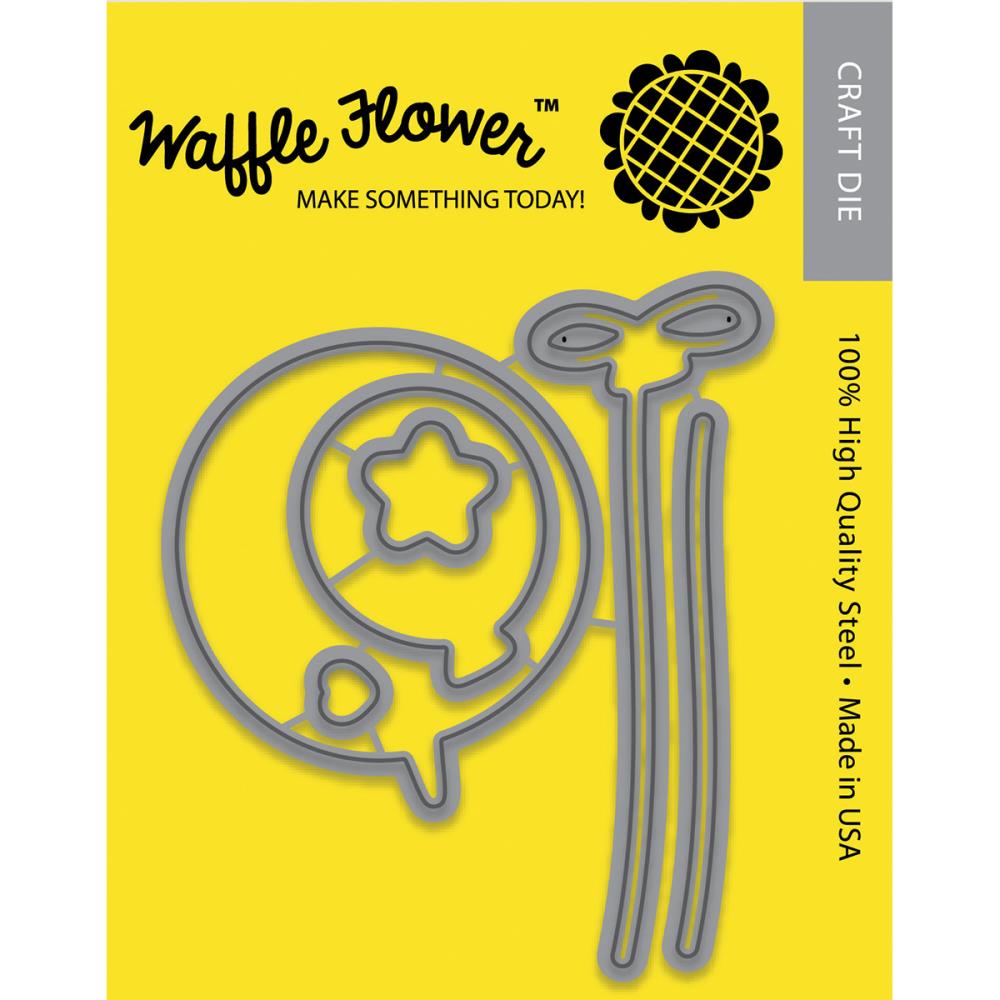 Waffle Flower Die- Balloon Messages