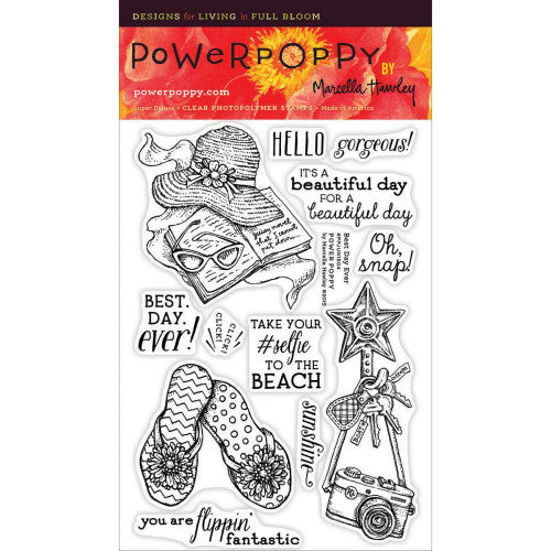 Power Poppy Stamp- Best Day Ever