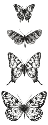 Texture - Butterflies Clear Stamp
