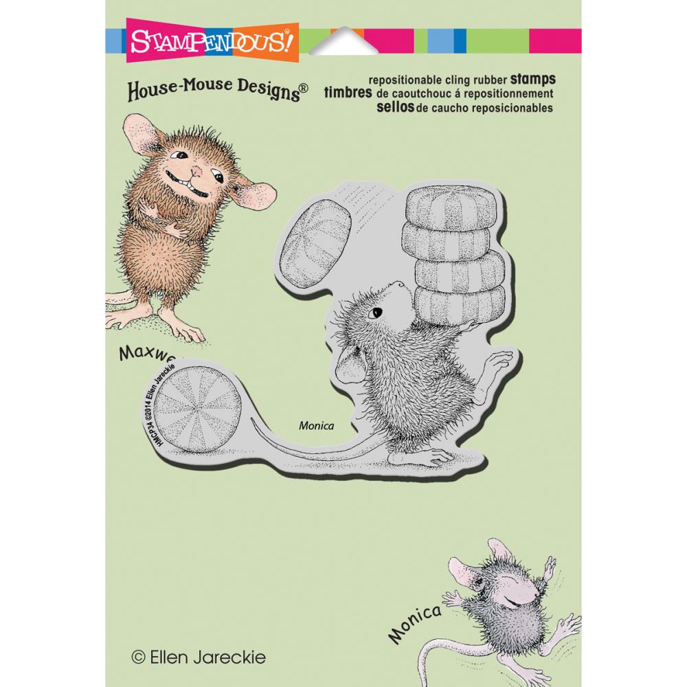 Stampendous House Mouse Cling Stamp- Carrying Mints