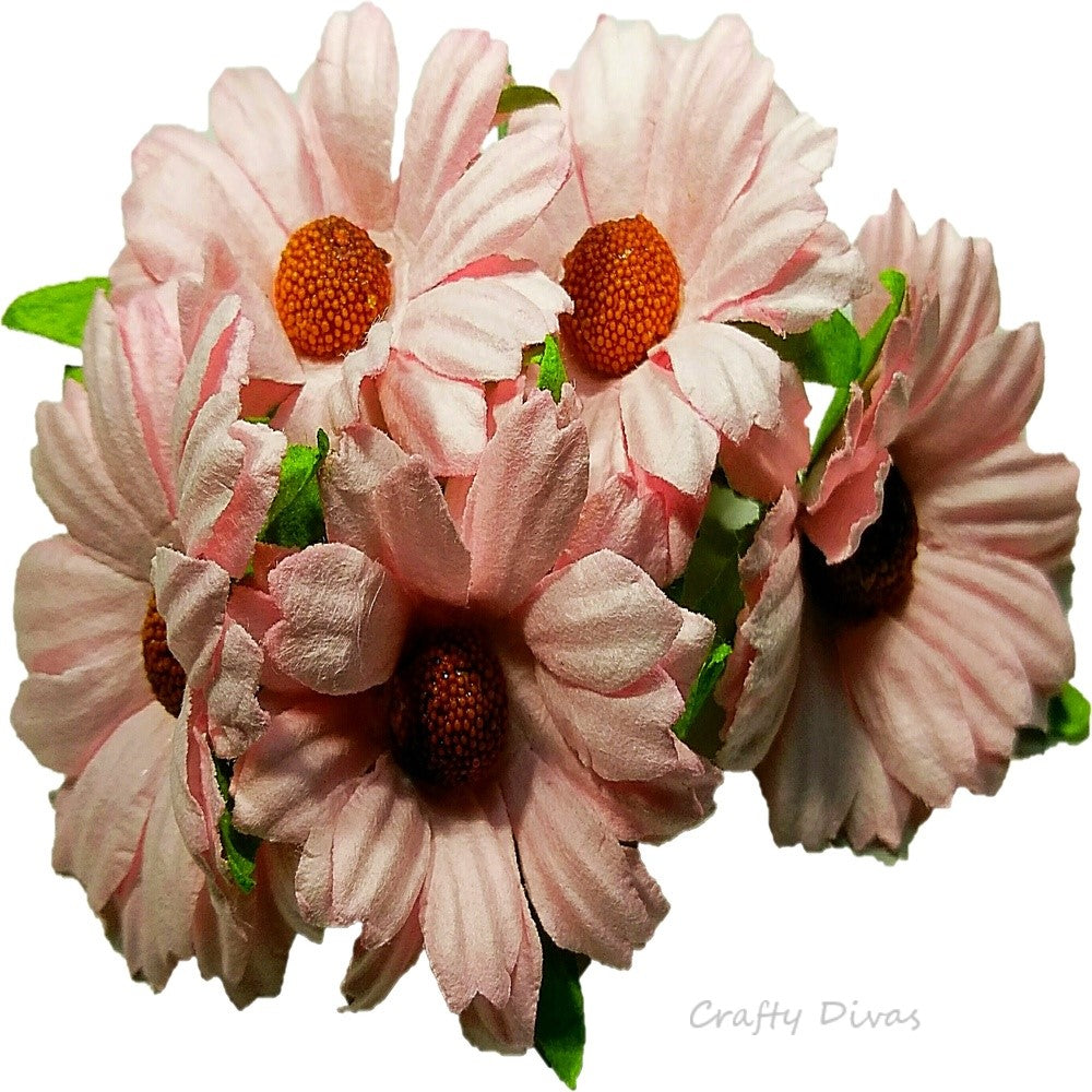 Mulberry Chrysanthemums- Vintage Pink