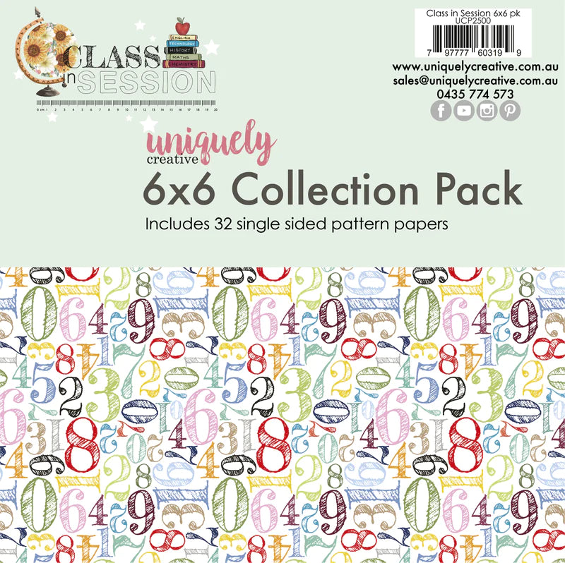 Uniquely Creative - 6x6 Collection Pack Mini - Class in Session