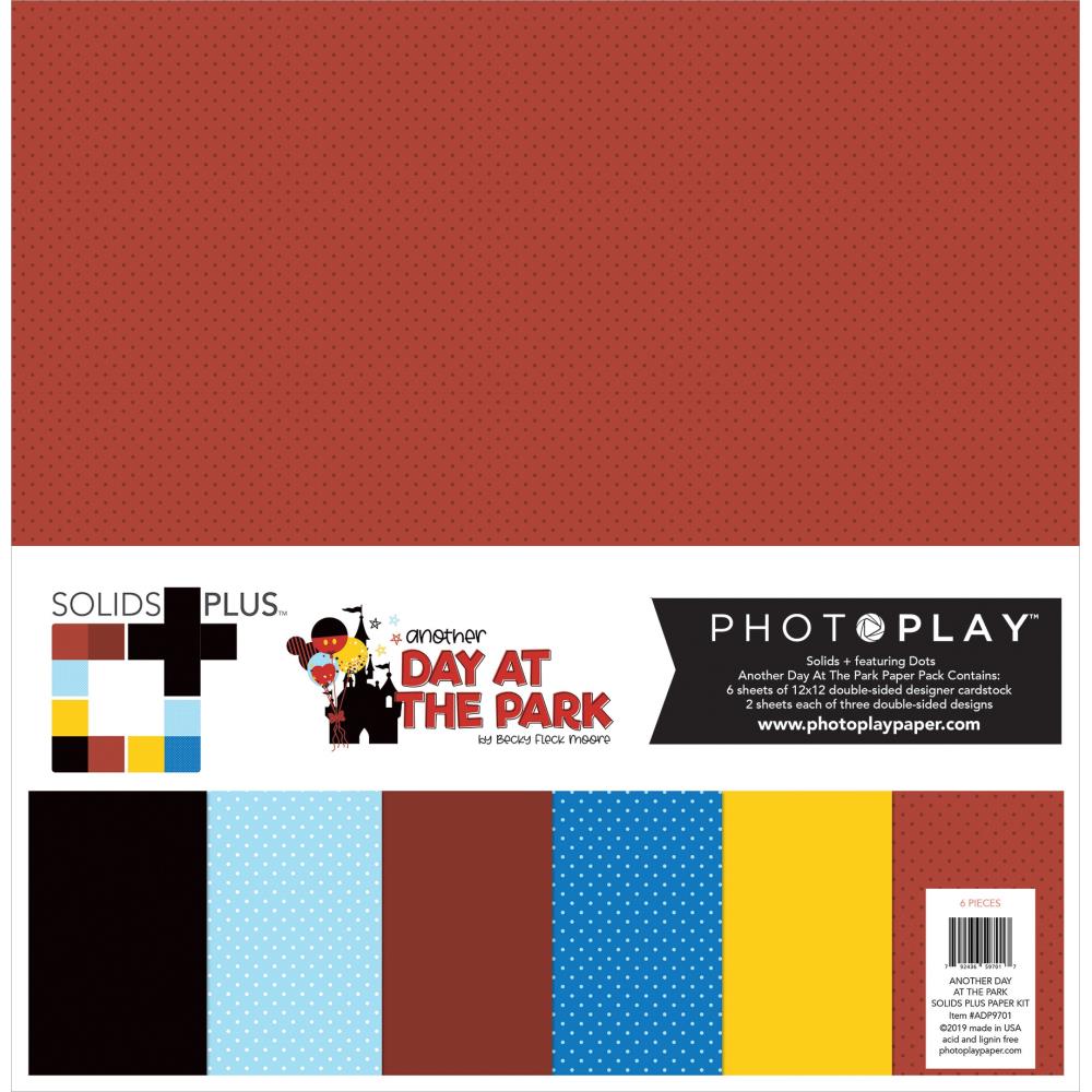 ColorPlay Solids & Dots Collection Pack 12X12 - Another Day At The Park