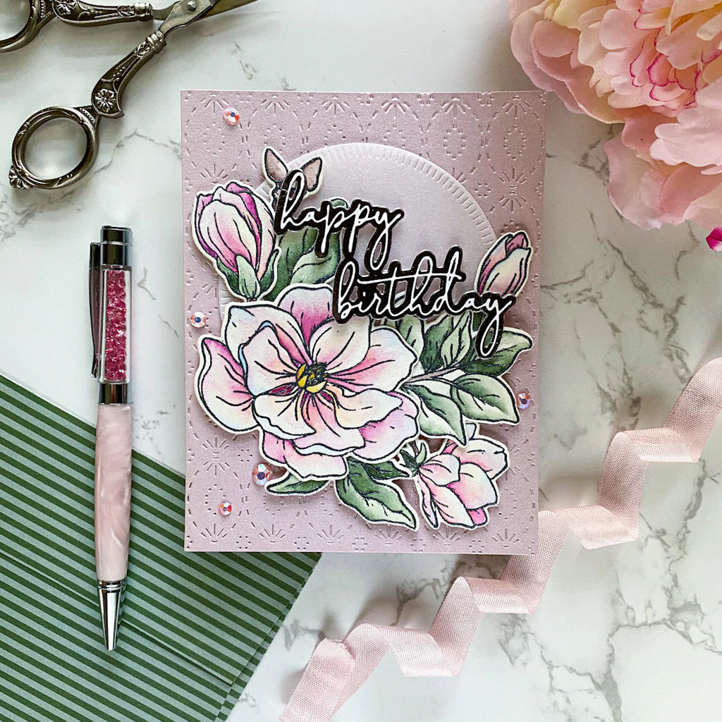 Pinkfresh Studio Clear Stamp Set - Magnolia