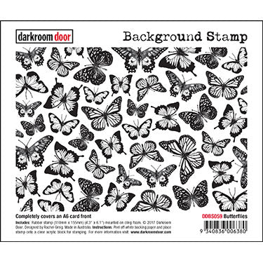 Background Stamp - Butterflies