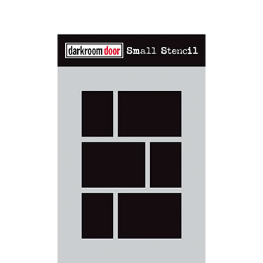 Darkroom Door Small Stencil - Mixed Boxes