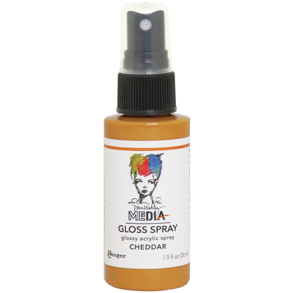 Dina Wakley Media Gloss Sprays - Cheddar