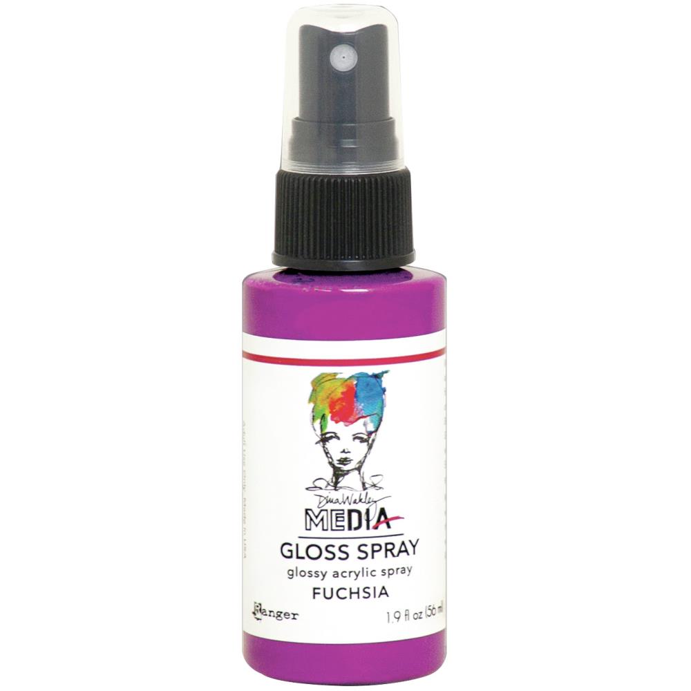 Dina Wakley Media Gloss Sprays - Fuchsia