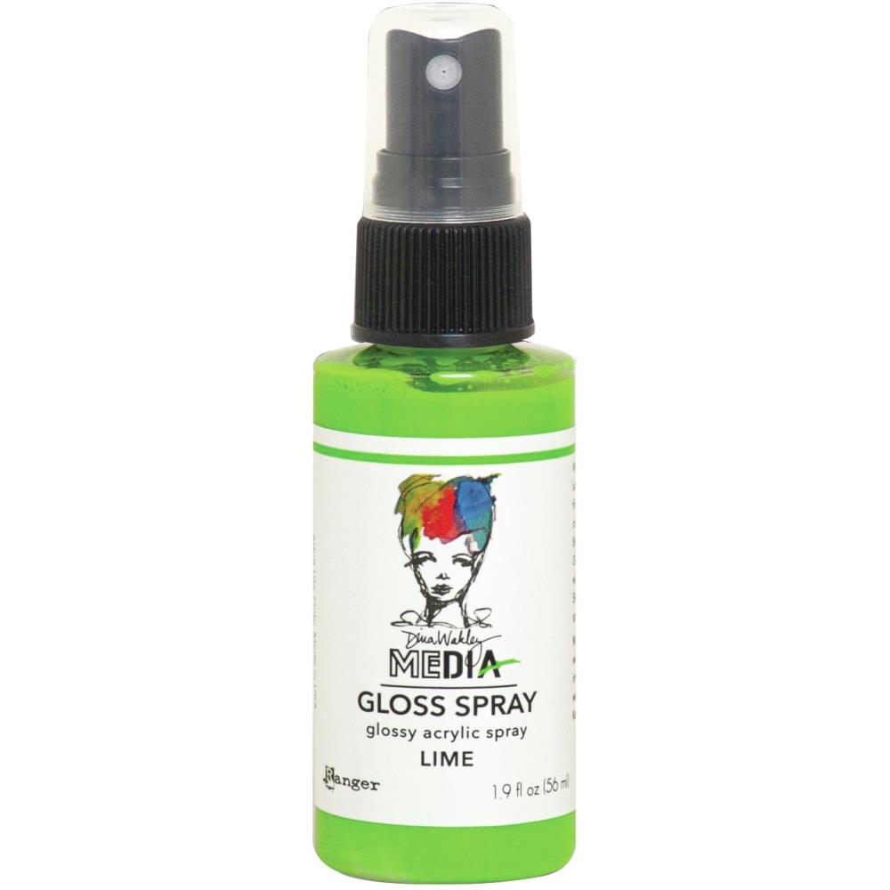 Dina Wakley Media Gloss Sprays - Lime