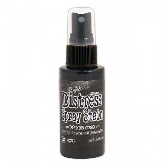 Distress Spray Stains Black Soot