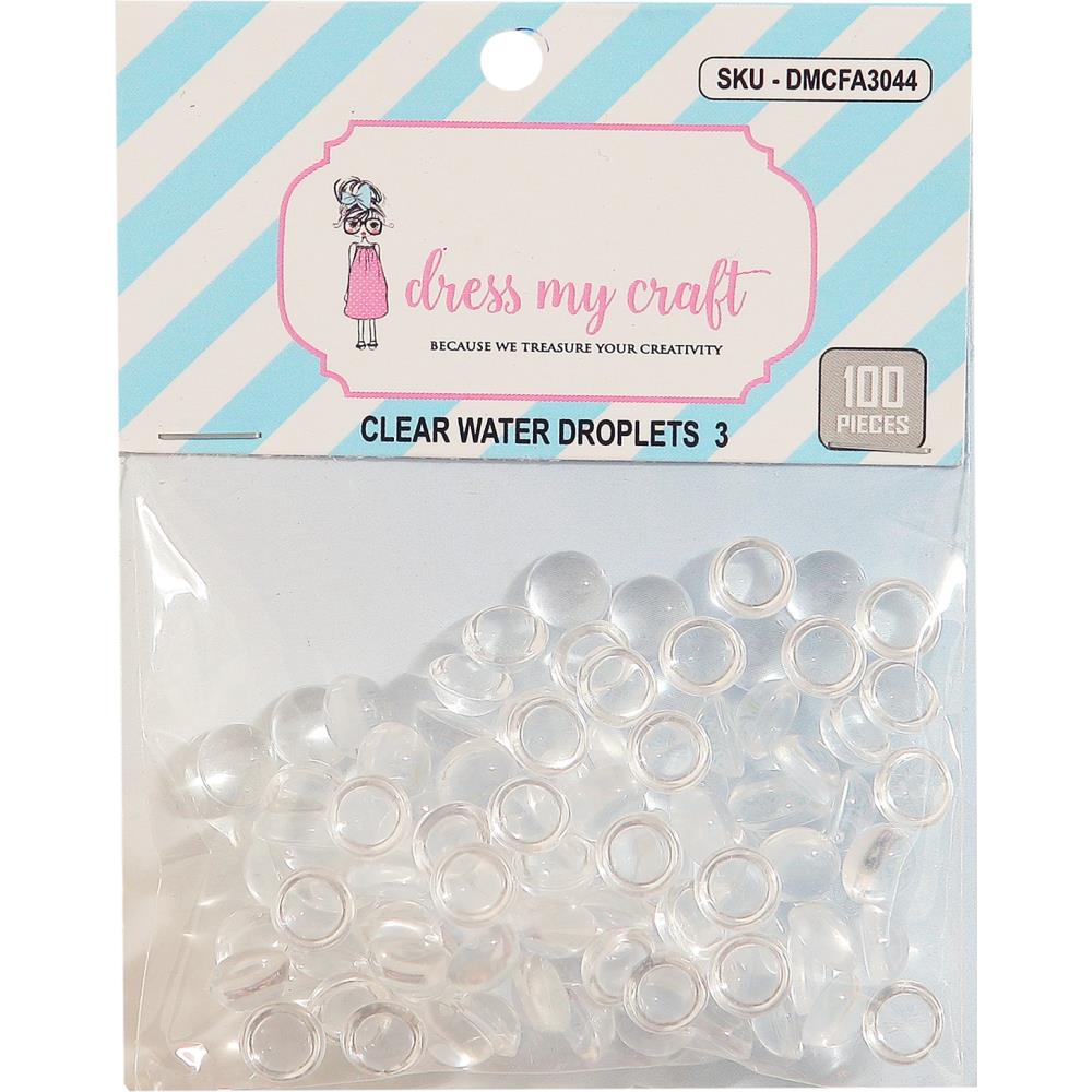 Dress My Craft Water Droplet Embellishments - 8mm