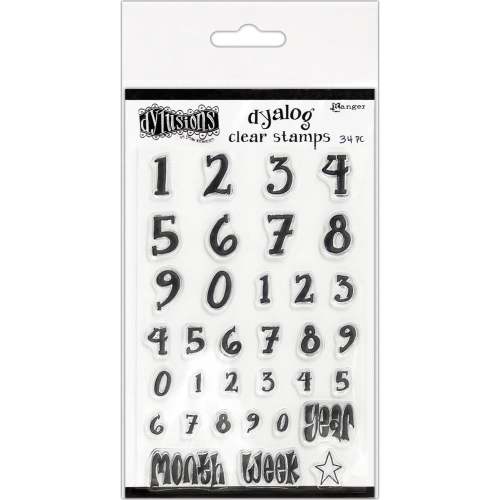 Dyan Reaveley's Dylusions Clear Stamps - Numerology