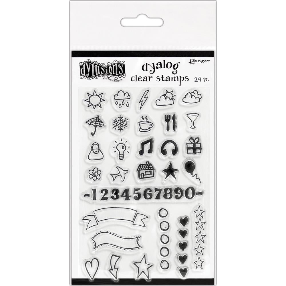 Dyan Reaveleys Dylusions Clear Stamps - The Full Package