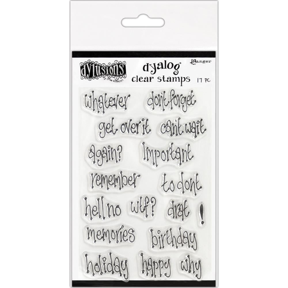 Dyan Reaveley's Dylusions Clear Stamps - Whatever