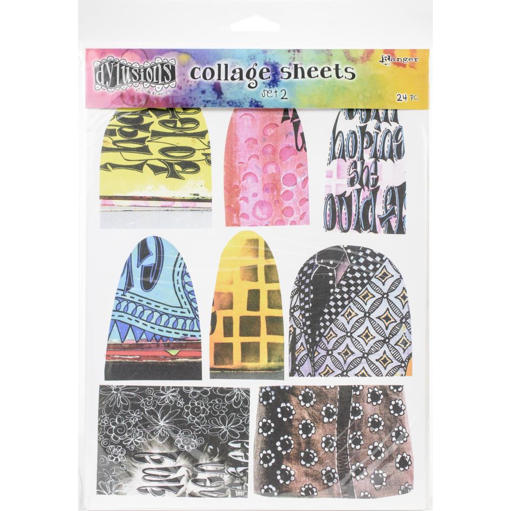 Dyan Reaveley's Dylusions Collage Sheets 8.5X11 - Set 2