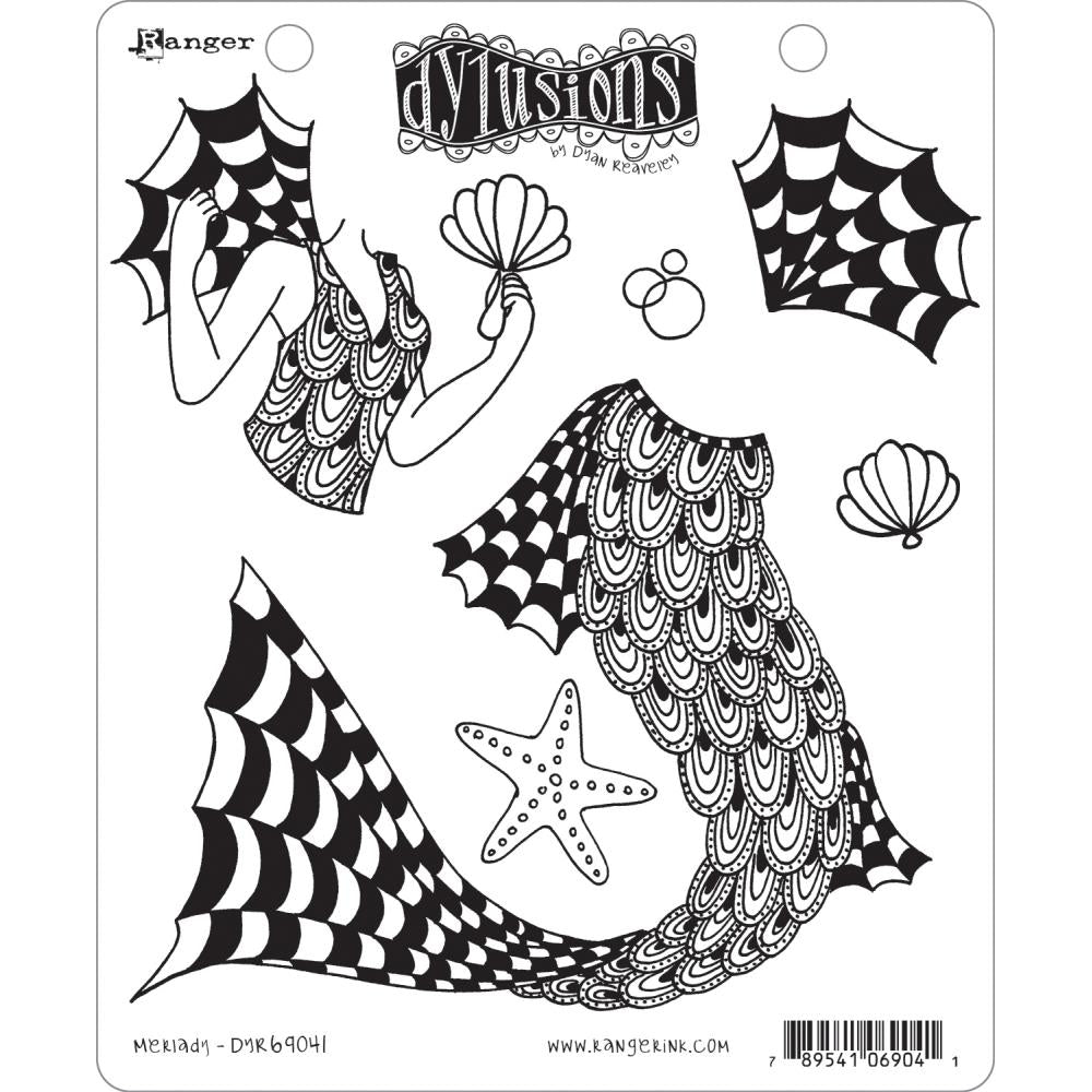 Dyan Reaveley's Dylusions Cling Stamp Collections - Merlady