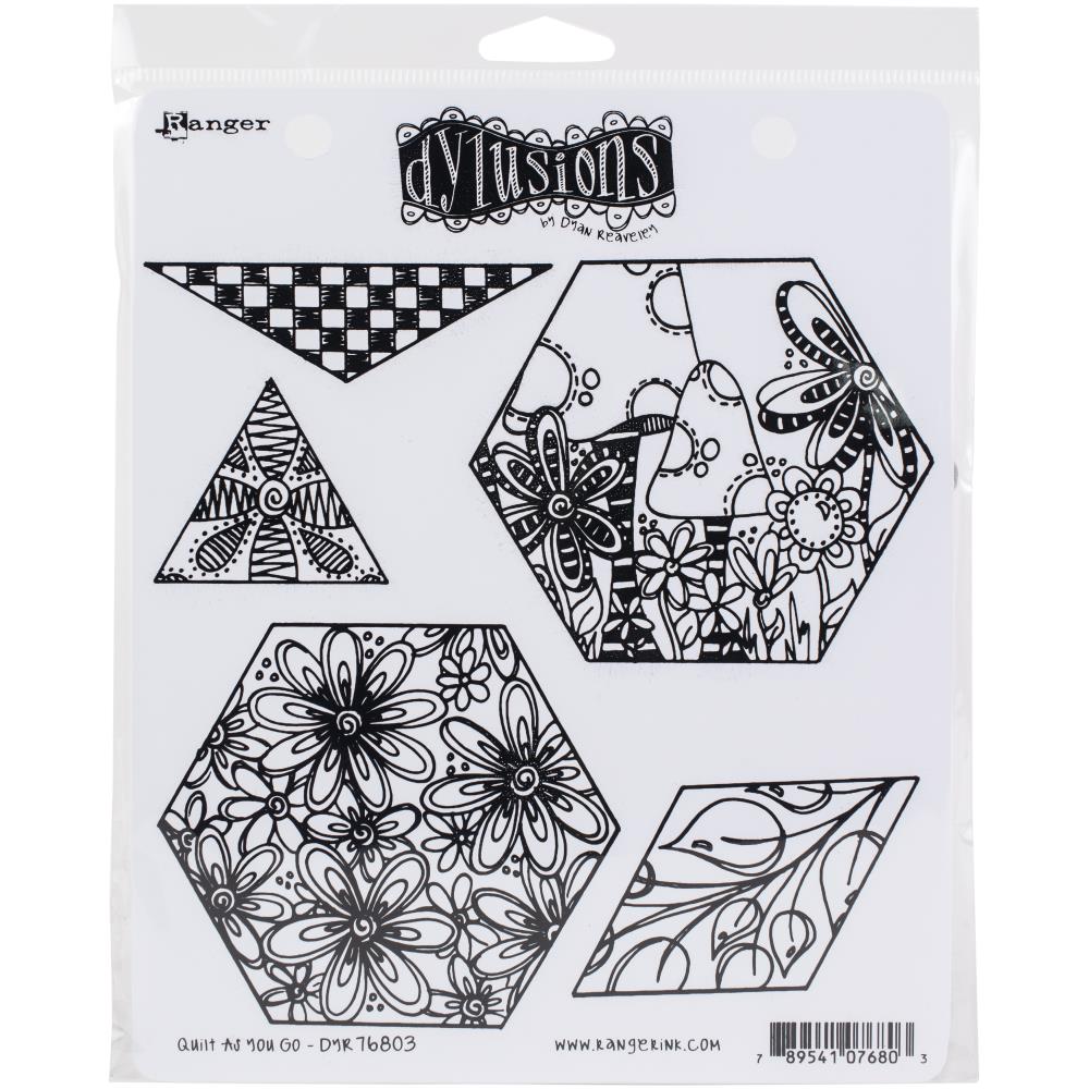Dyan Reaveley's Dylusions Cling Stamp Collections - Quilt As You Go