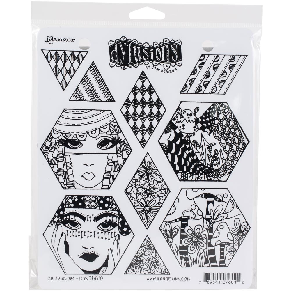 Dyan Reaveley's Dylusions Cling Stamp Collections - Quiltalicious