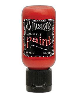 Dylusions Paint Flip Cap - Postbox Red