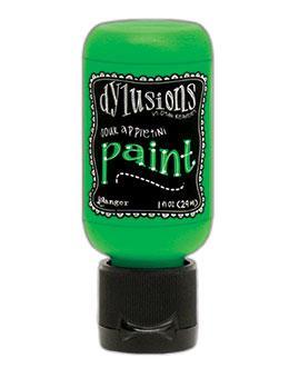 Dylusions Paint Flip Cap - Sour Appletini