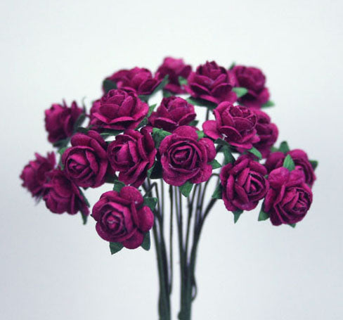 Roses 1cm - Fuchsia