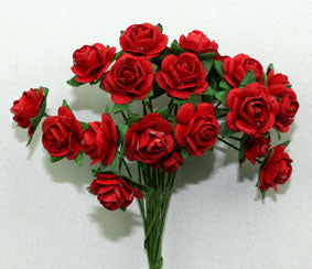Roses 1cm Red