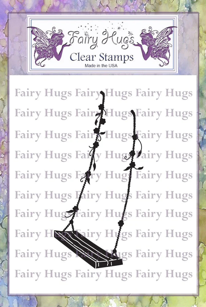 Fairy hugs - Clear Stamp - Fairy Swing
