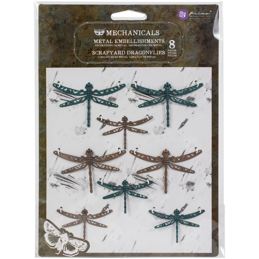 Finnabair Mechanicals Metal Embellishments - Scrapyard Dragonflies1