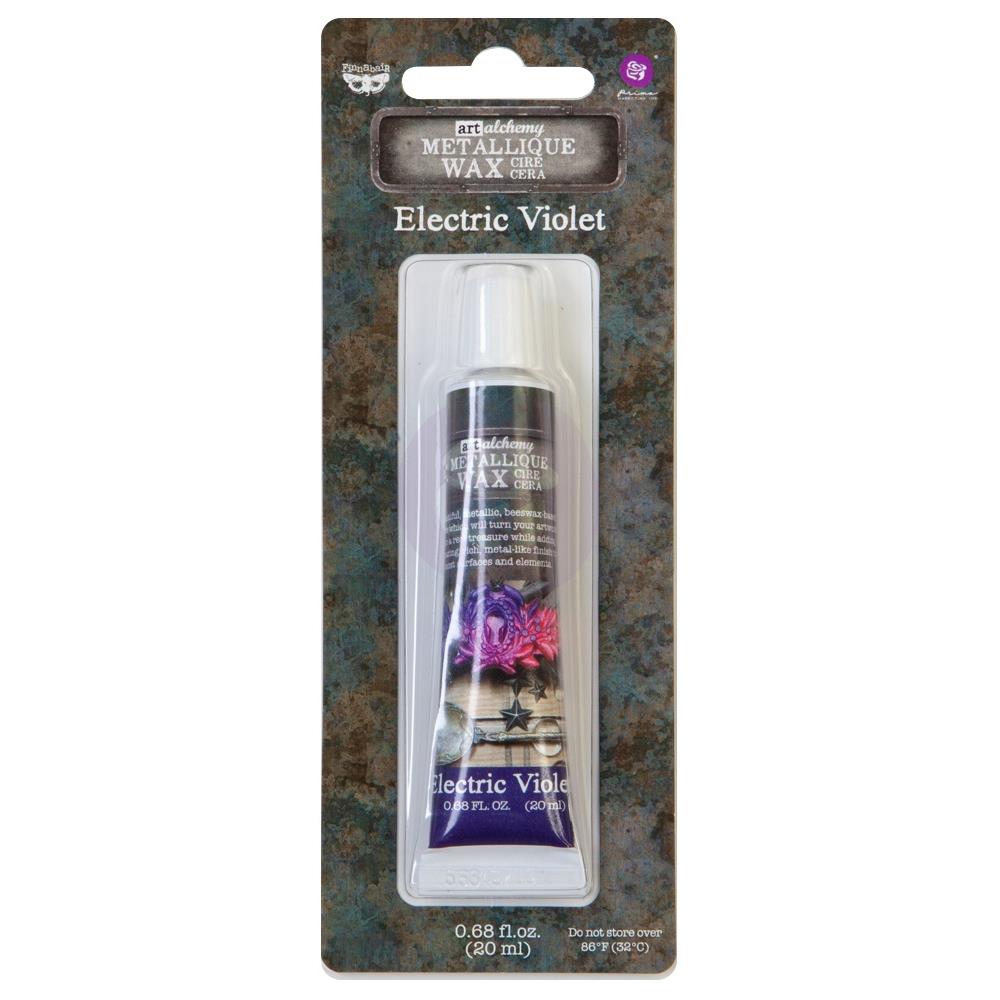 Finnabair Art Alchemy Metallique Wax - Electric Violet