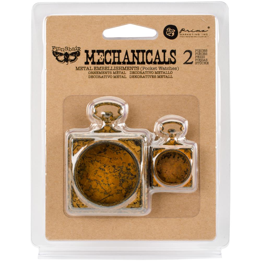 Finnabair Mechanicals Metal Embellishments - Pocket Watches