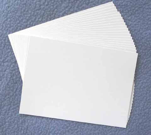 Smooth White 300gsm - 5 X 7 Card- 50pcs