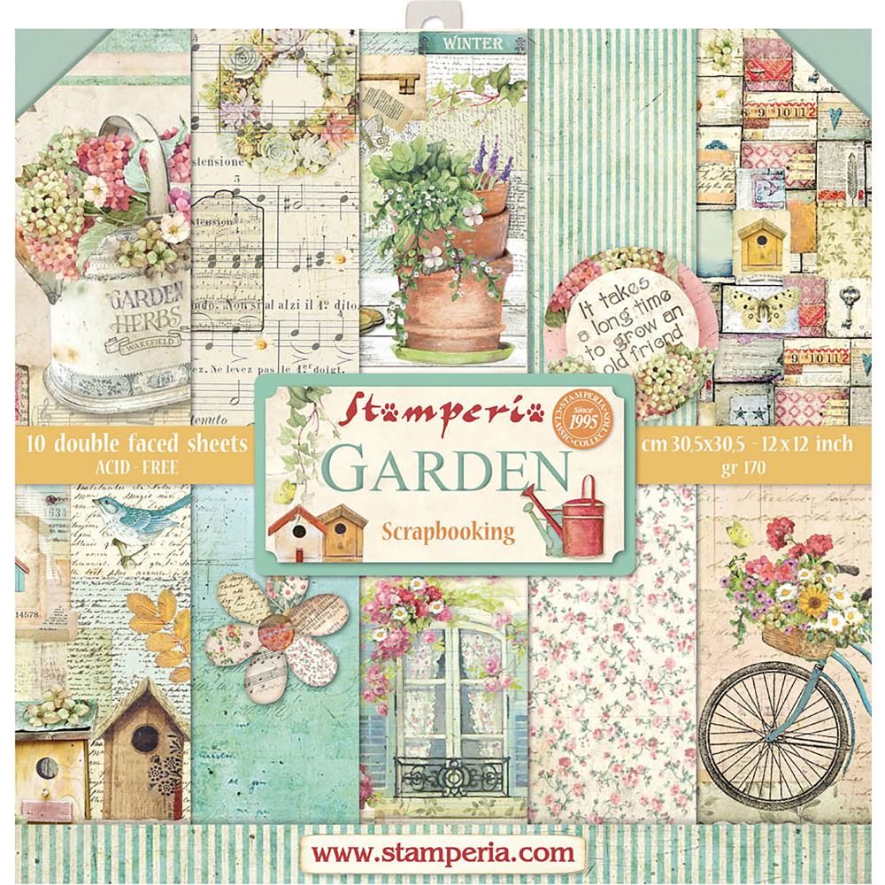 Stamperia Double-Sided Paper Pad - Garden