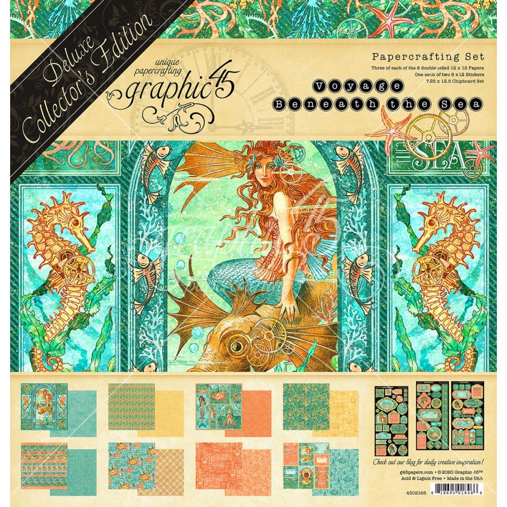 Graphic 45 - 12x12 Deluxe Collector's Edition - Voyage Beneath The Sea