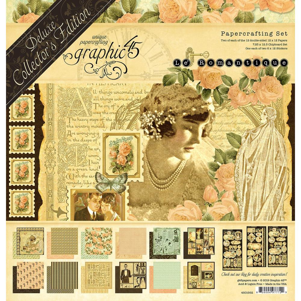 Graphic 45 - Le Romantique - 12x12 Deluxe Collector's Edition