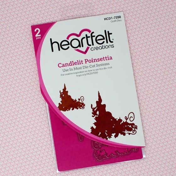 Heartfelt Creations - Candlelit Poinsettia Die