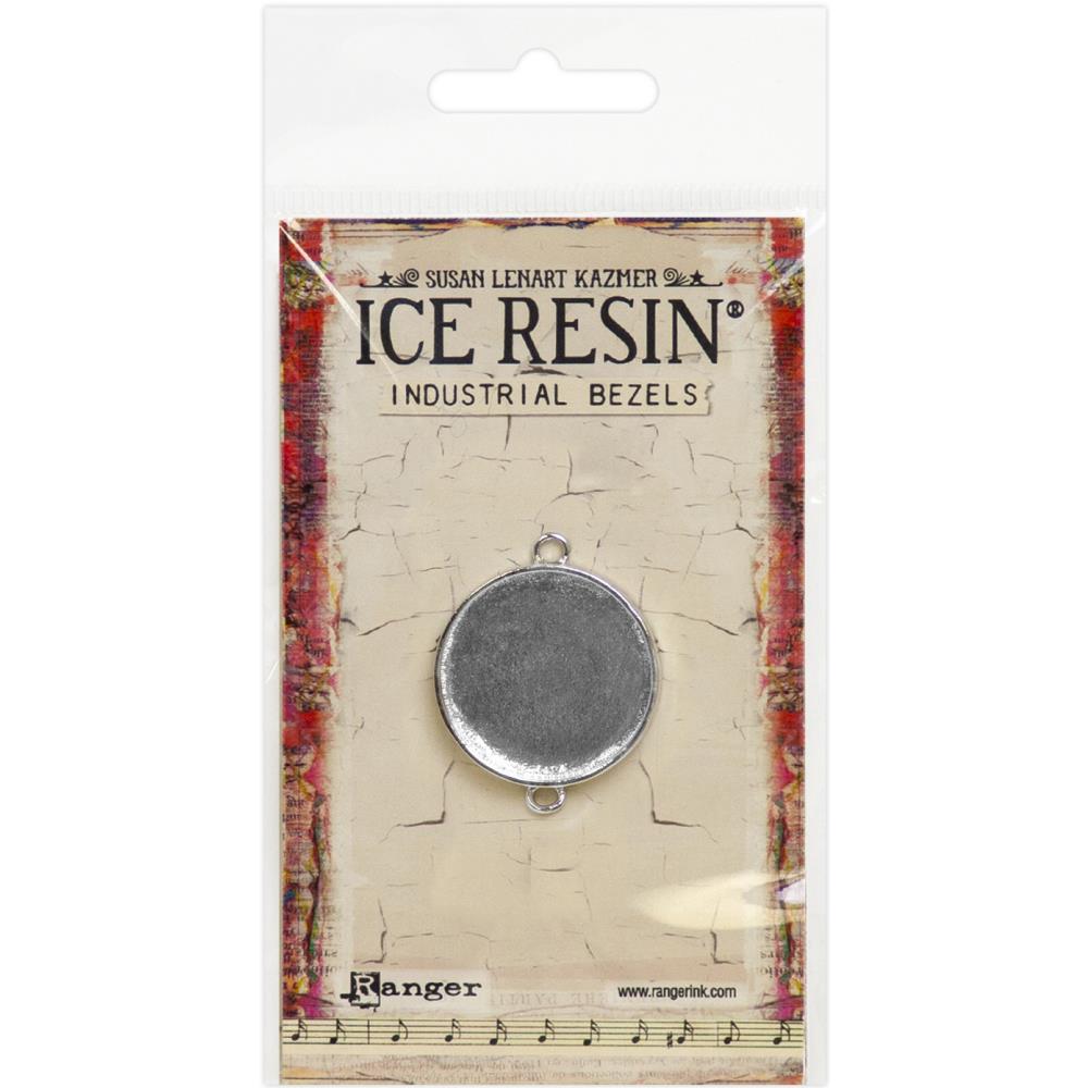 Ice Resin Industrial Bezel Collection - Sterling Circle - Medium