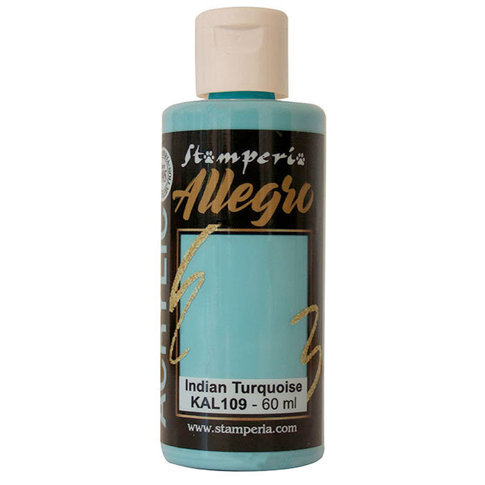 Stamperia Allegro Paint - Indian Turquoise