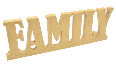 KAISERdecor Wooden Word - Family