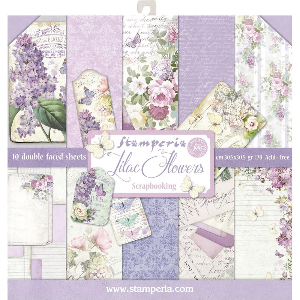 Stamperia Double-Sided Paper Pad - Lilac
