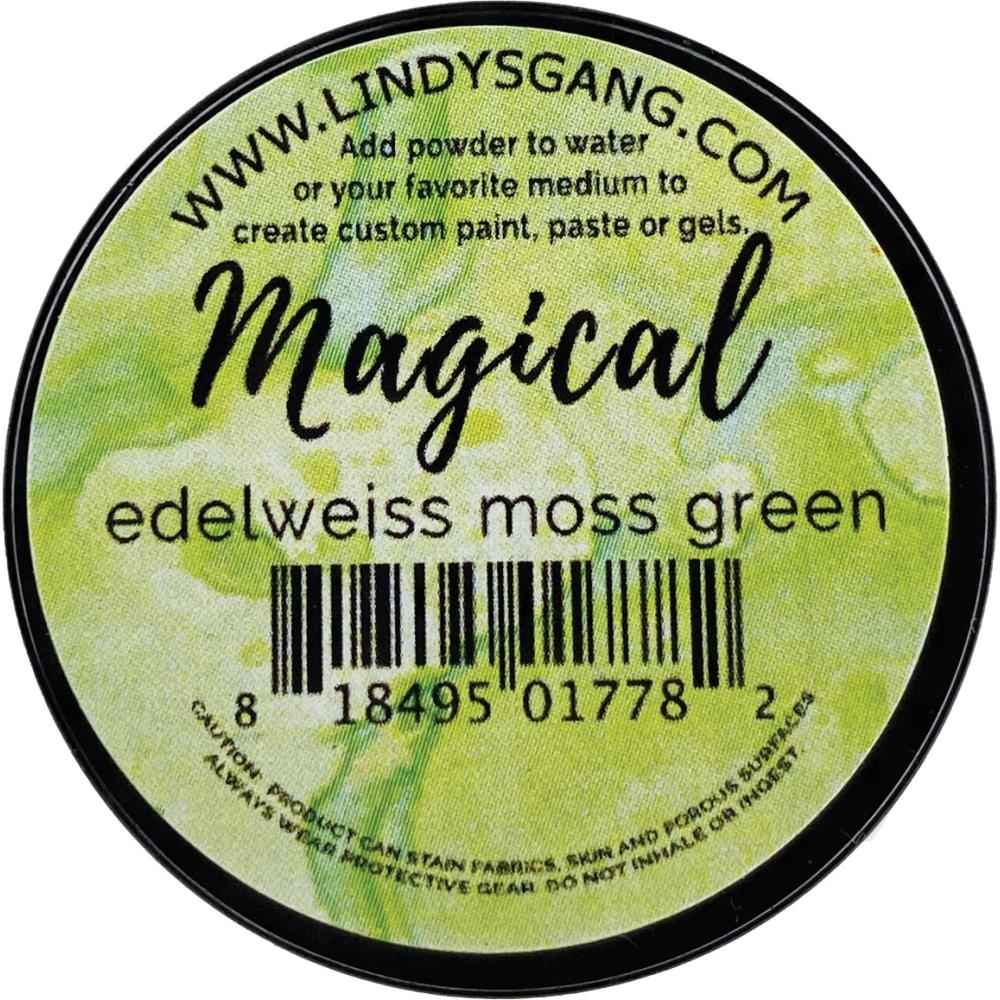 Lindys Stamp Gang Magicals - Individual Jar - Edelweiss Moss Green